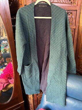 Gudrun Sjoden Long Cardigan Wool/Cotton